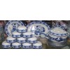 传统青花玲珑餐具，青花瓷餐具，景德镇陶瓷餐，批发陶瓷餐具