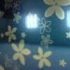 专业生产彩色不锈钢三朵花宝石蓝卫浴花纹板