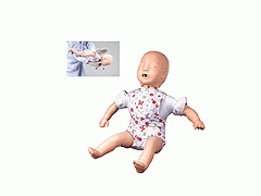 婴儿气道阻塞及CPR模型,小儿气管异物梗塞急救模型