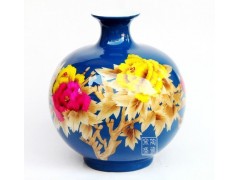 景德镇瓷花瓶 麦秆画花瓶 陶瓷花瓶厂家