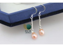 珍珠耳环单线5-6mm 珍珠饰品 珍珠批发