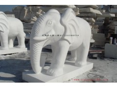 汉白玉石象如意象动物雕塑十二生肖雕塑