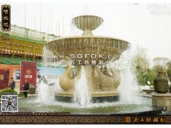大型石雕喷泉/景观石材喷泉/广场音乐喷泉