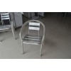 佛山鑫淼参展铝制单管椅子，户外休闲铝椅子批发商