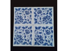 仿古青花瓷片定制，找景德镇生产青花瓷板的厂，批发镶嵌瓷板