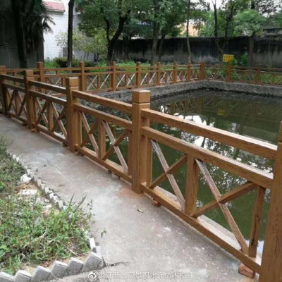 湖南郴州异形仿藤护栏和浙江衢州树皮色仿木栏杆装饰效果如何
