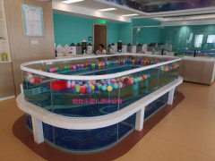 2019年新款蛙蛙乐供应全透明婴儿游泳池，防爆玻璃钢化玻璃池