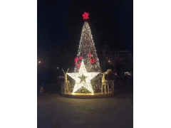 大型发光圣诞树定制租赁户外灯光圣诞树造型出租