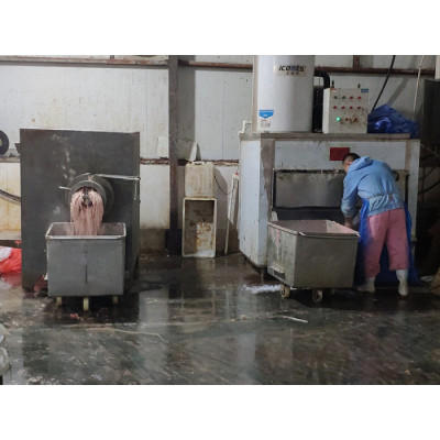 加工冷库冰肉的绞肉机，冰肉绞肉机型号以及加工量