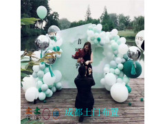 七夕网红求婚气球装饰 表白场景设计 全程策划
