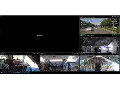 大巴车车载视频监控+司机人脸识别+ASAD防碰撞+车载显示屏
