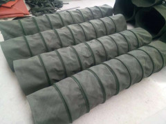上海水泥带拉环散装头钢圈伸缩布袋材质技术分析