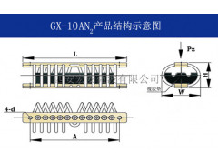 西安宏安機載精密設備減振GX-10AN2抗強沖擊鋼絲繩隔振器