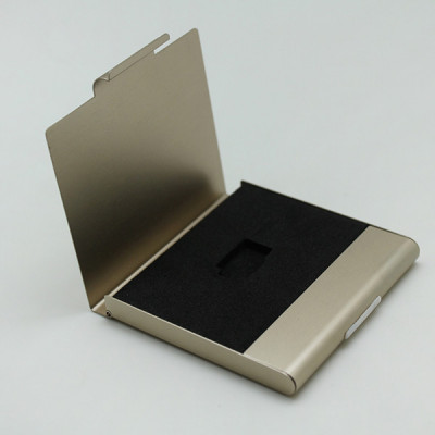 铝制包装盒厂家供应精美轻薄铝制SD卡盒