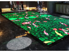 山东潍坊LED网红互动地砖屏/交互屏/多功能厅展示屏