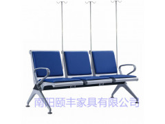 贵州PU输液排椅输液椅带皮垫三人位诊所输液椅 F-613B