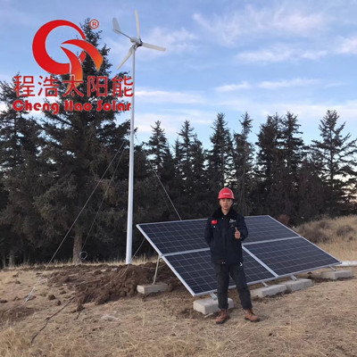 甘肃兰州天水6kw风光互补发电系统 太阳能亮化供电系统