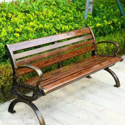 户外休闲凉椅 实木公园椅 防腐防蛀加固耐用
