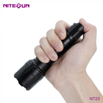 夜光nitesun 新款强光战术手电筒户外防水远射便携带笔夹