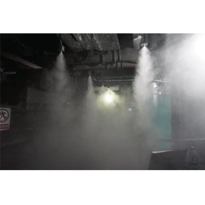 高压微雾单流体干雾抑尘 热电厂输煤系统干雾抑尘系统 水气一体