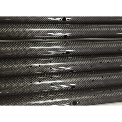 碳纤维圆管打孔精加工  碳管CNC加工  圆林工具碳管