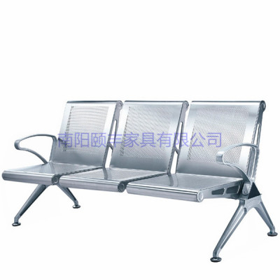 贵州不锈钢排椅三人位排椅不锈钢候诊椅长排椅厂家 F-613