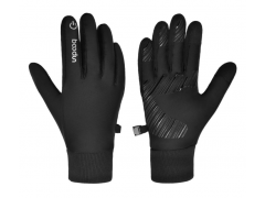手套新款保暖手套 冬季防风硅胶防滑长指导电触屏骑行手套