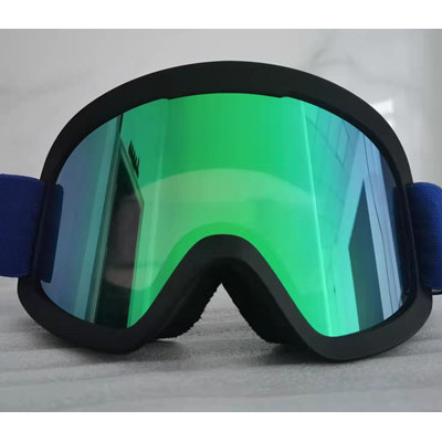正东滑雪护目镜PC大球面防雾增晰全框抗冲击可调节松紧运动眼镜