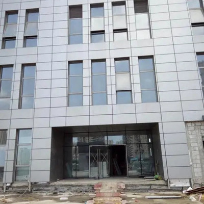 天津办公楼幕墙铝单板装饰生产安装工期可