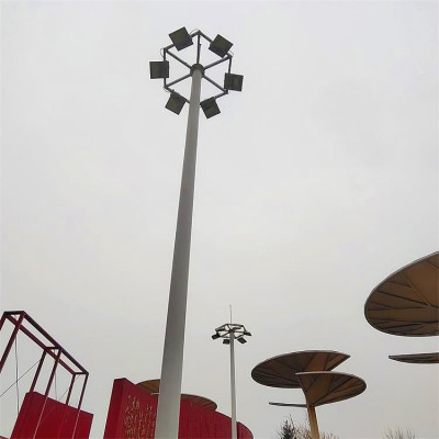 保定30米升降式高杆灯生产厂家天光灯具