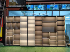 生产定制不锈钢铝蜂窝拆装展示柜