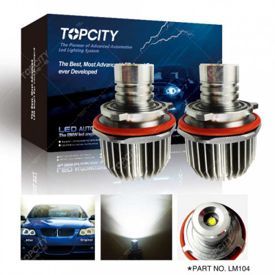 TOPCITY/拓远供应E39 10W LED天使眼大灯
