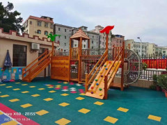 苏州户外实木幼儿园游乐设施木结构工程定制